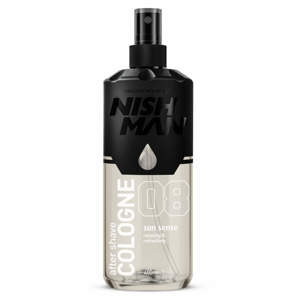 Nish Man After Shave Cologne, Sun Sense 08 - 400 ml